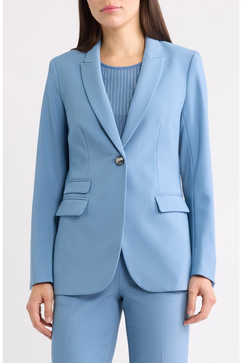 Triple Pocket One-Button Blazer, Alternate, color, DUTCH BLUE