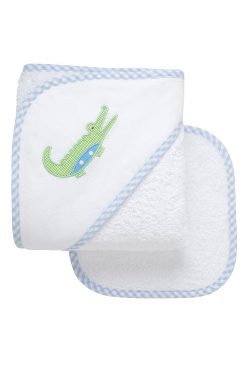 Playful Pals Hooded Towel & Washcloth Set