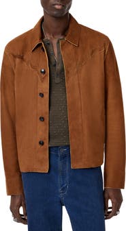 John Varvatos Marlee Suede Western Jacket