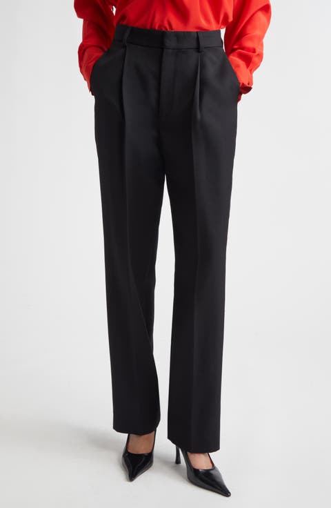 Tailored Straight Leg Trousers