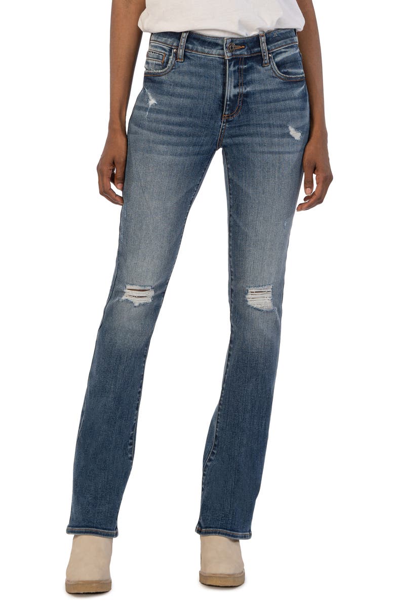KUT from the Kloth Natalie Fab Ab High Waist Bootcut Jeans, Main, color, 