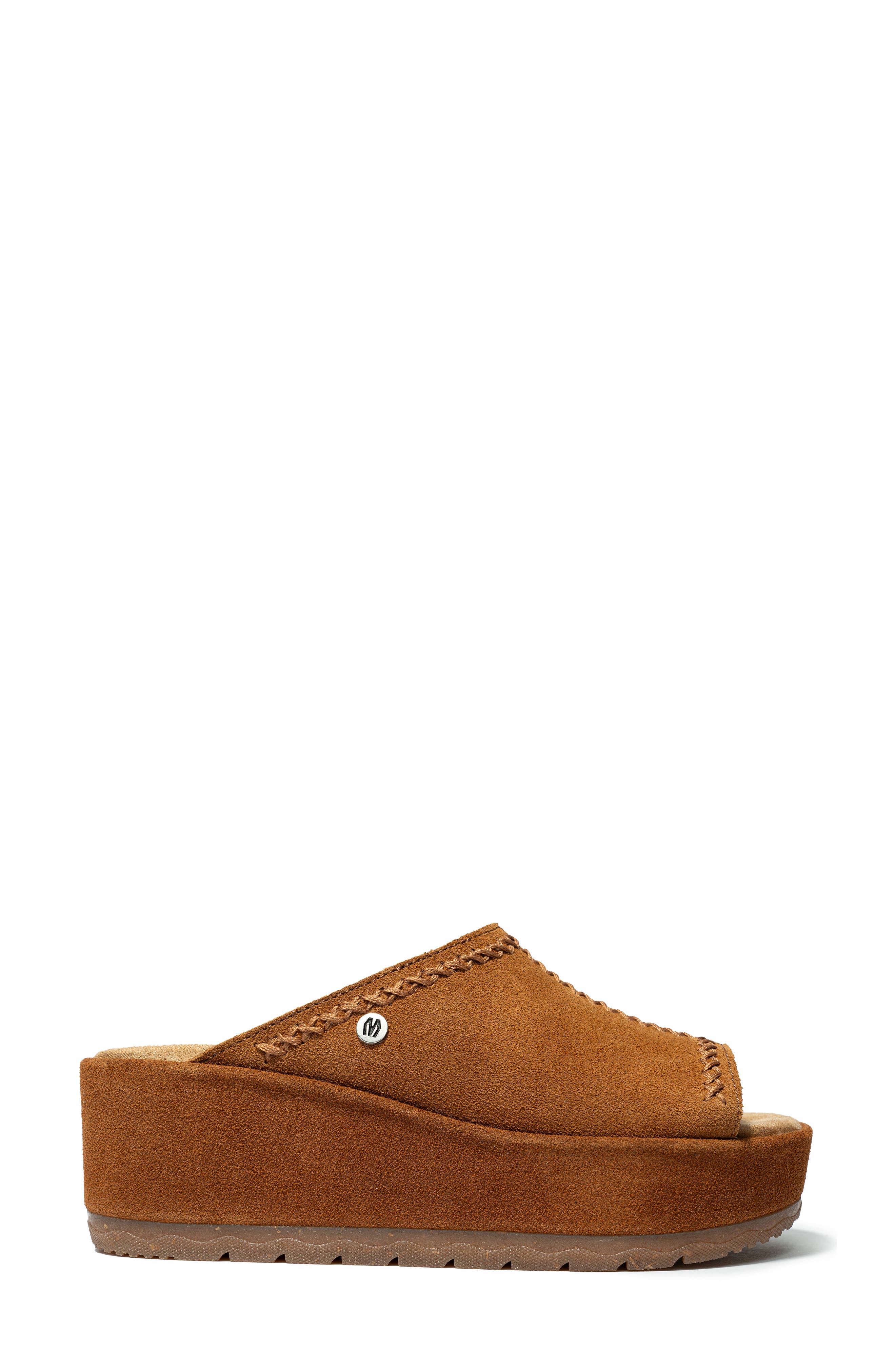 Minnetonka Paislee Wedge Sandal, Alternate, color, Brown