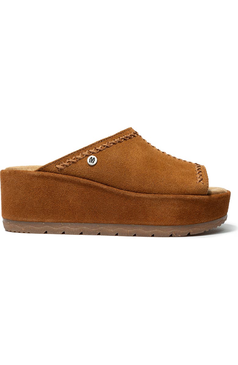 Minnetonka Paislee Wedge Sandal, Alternate, color, Brown