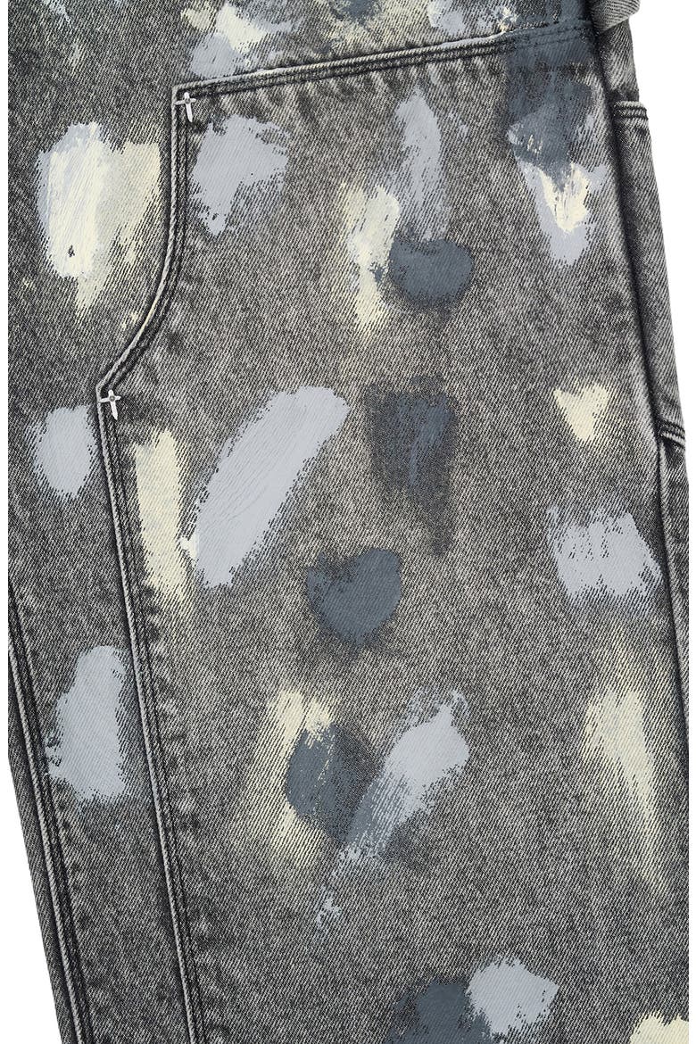Santiago Straight Leg Carpenter Jeans, Alternate, color, STONE HAZE PAINT
