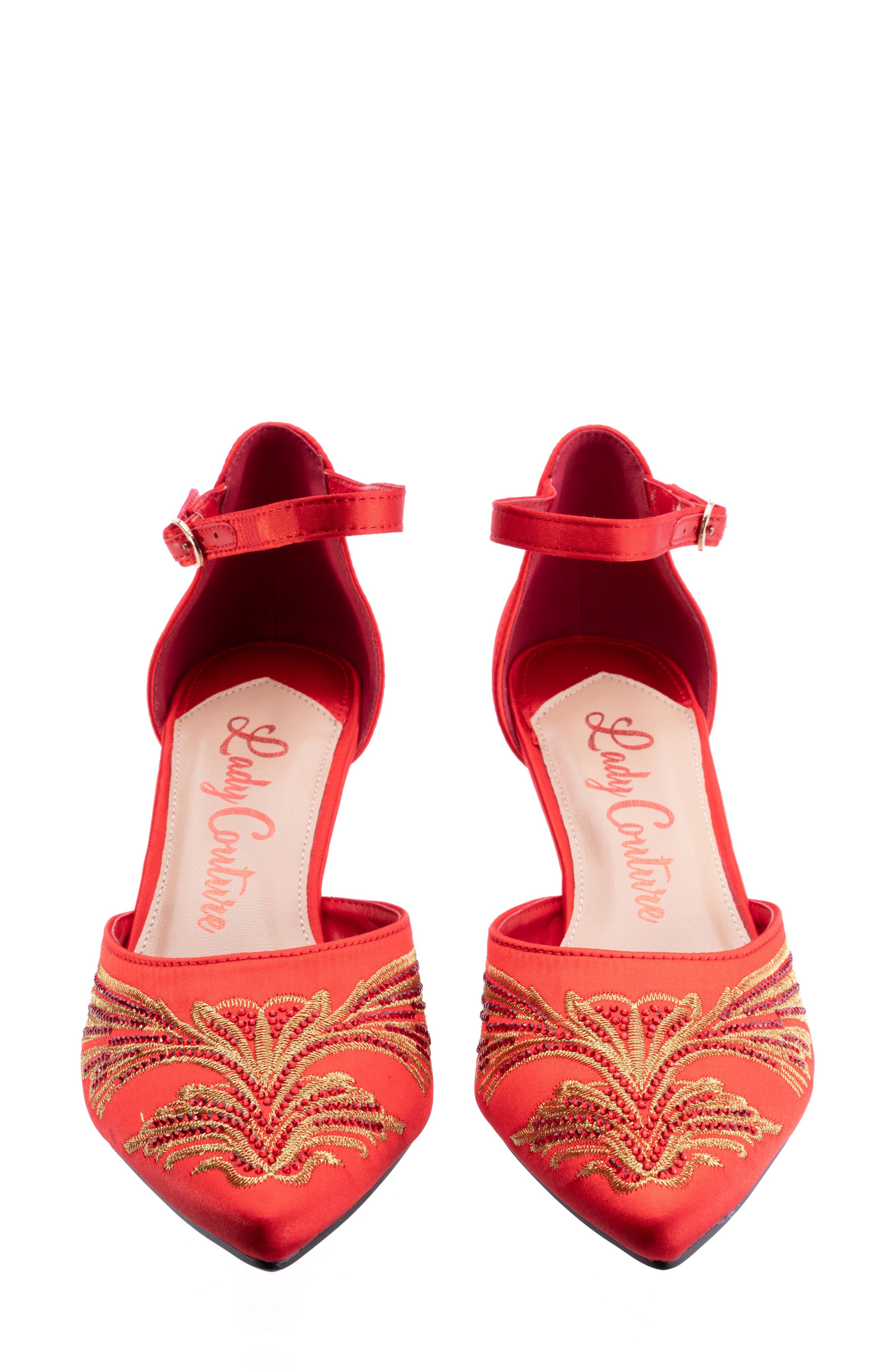 Kate Kitten Heel Pump, Alternate, color, RED