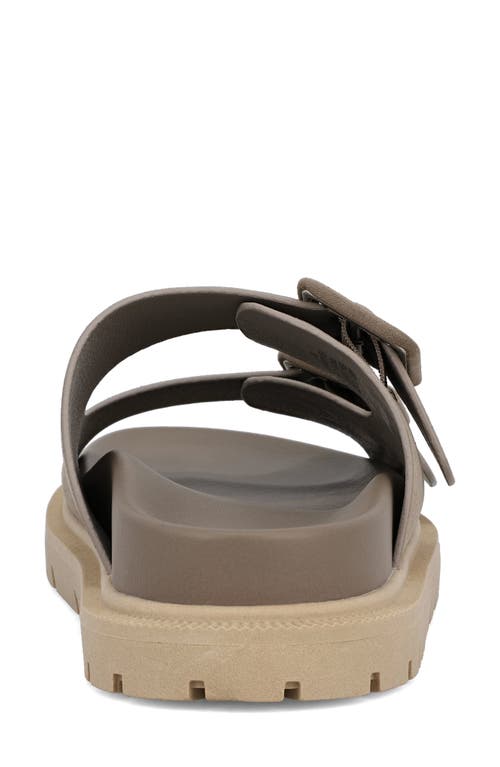 Mia Gen Slide Sandal In Taupe
