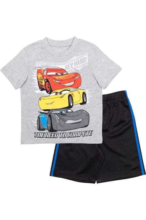 Cars Lightning McQueen Racing 2-Piece T-Shirt and Shorts Set