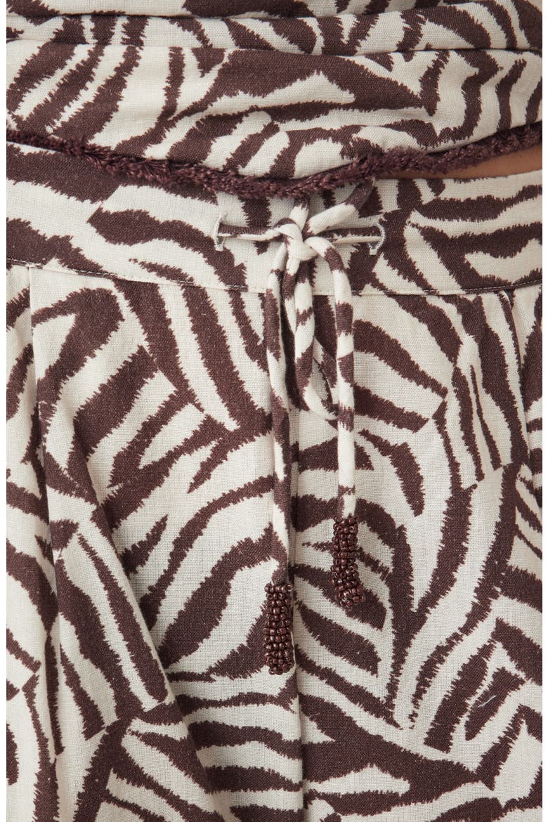 Pull On Wide Leg Pants, Alternate, color, MODERN ZEBRA