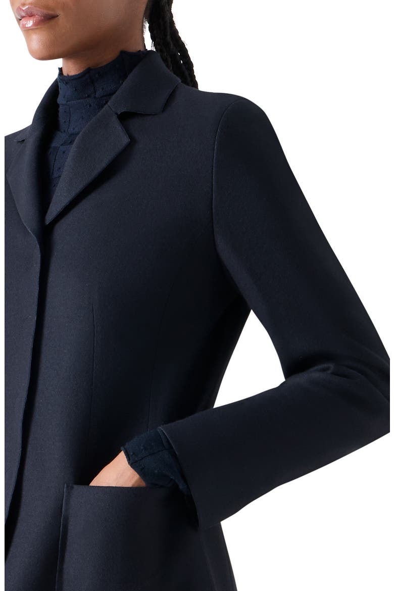 Double Knit Jersey Tailored Blazer, Alternate, color, NAVY