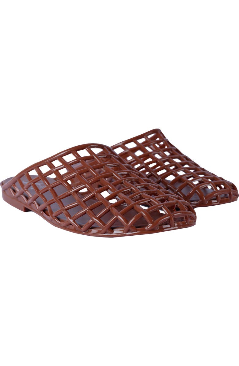 Jelavu Glimmy Jelly Mule, Main, color, Tan