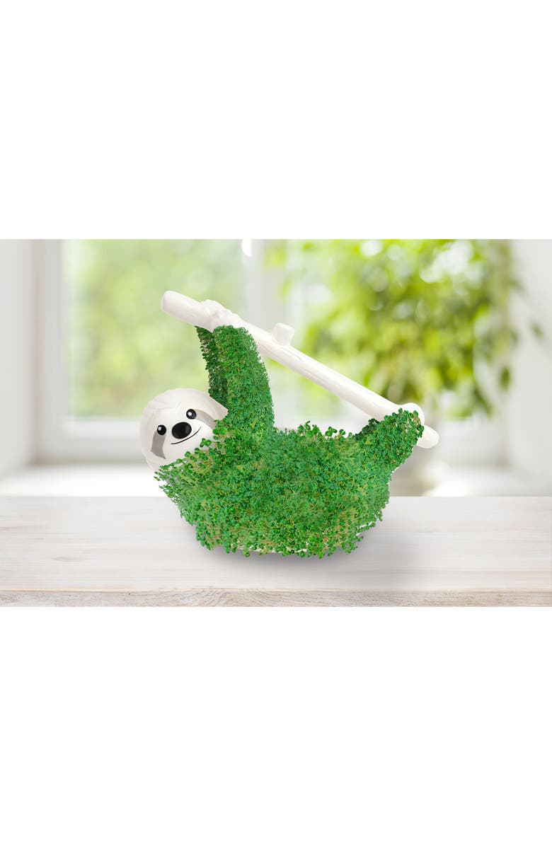 GIFT REPUBLIC Sloth Chia Planter, Alternate, color,