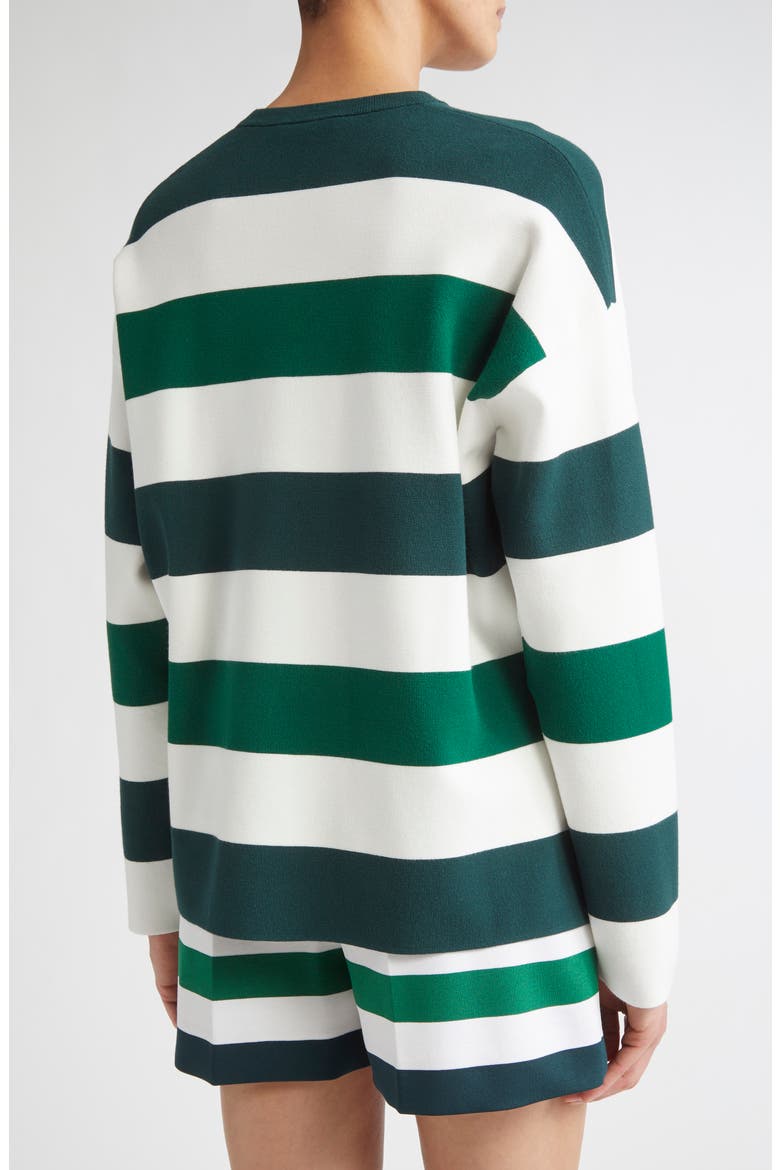 Jesone Stripe Milano Knit Sweater, Alternate, color, SKY BLUE