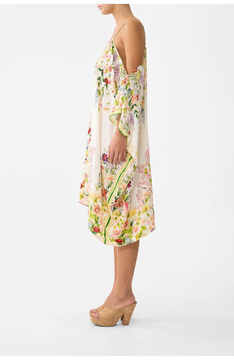 Camilla Short Drop Shoulder Strap Kaftan, Alternate, color, The Call Of Catalonia