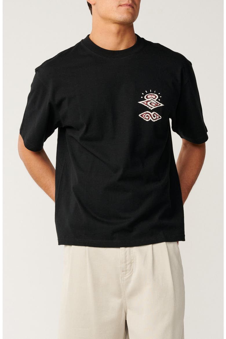 Disorder Boneyard Cotton Graphic T-Shirt, Main, color, BLACK