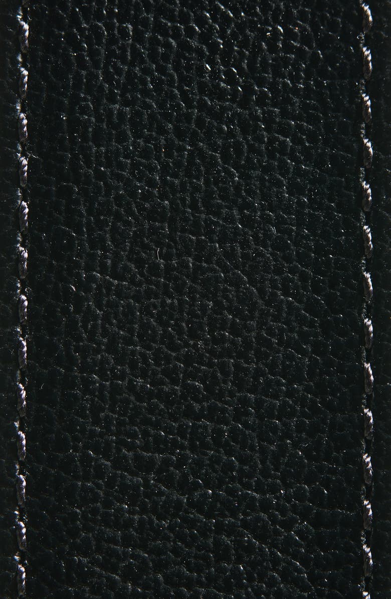 TOM FORD Stadium Goatskin Leather Belt, Alternate, color, Black