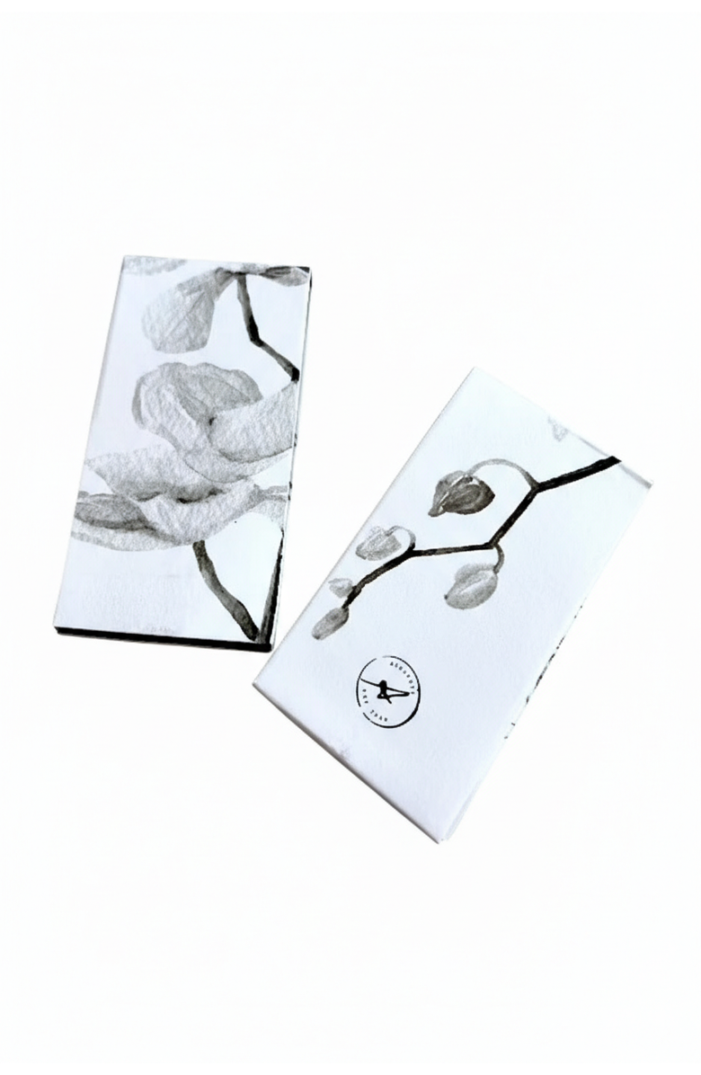 Aerangis Collectible Hand-illustrated Long Stem Matchbooks, Main, color, White