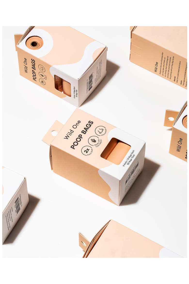 6-Pack Poop Bag Rolls, Alternate, color, TAN