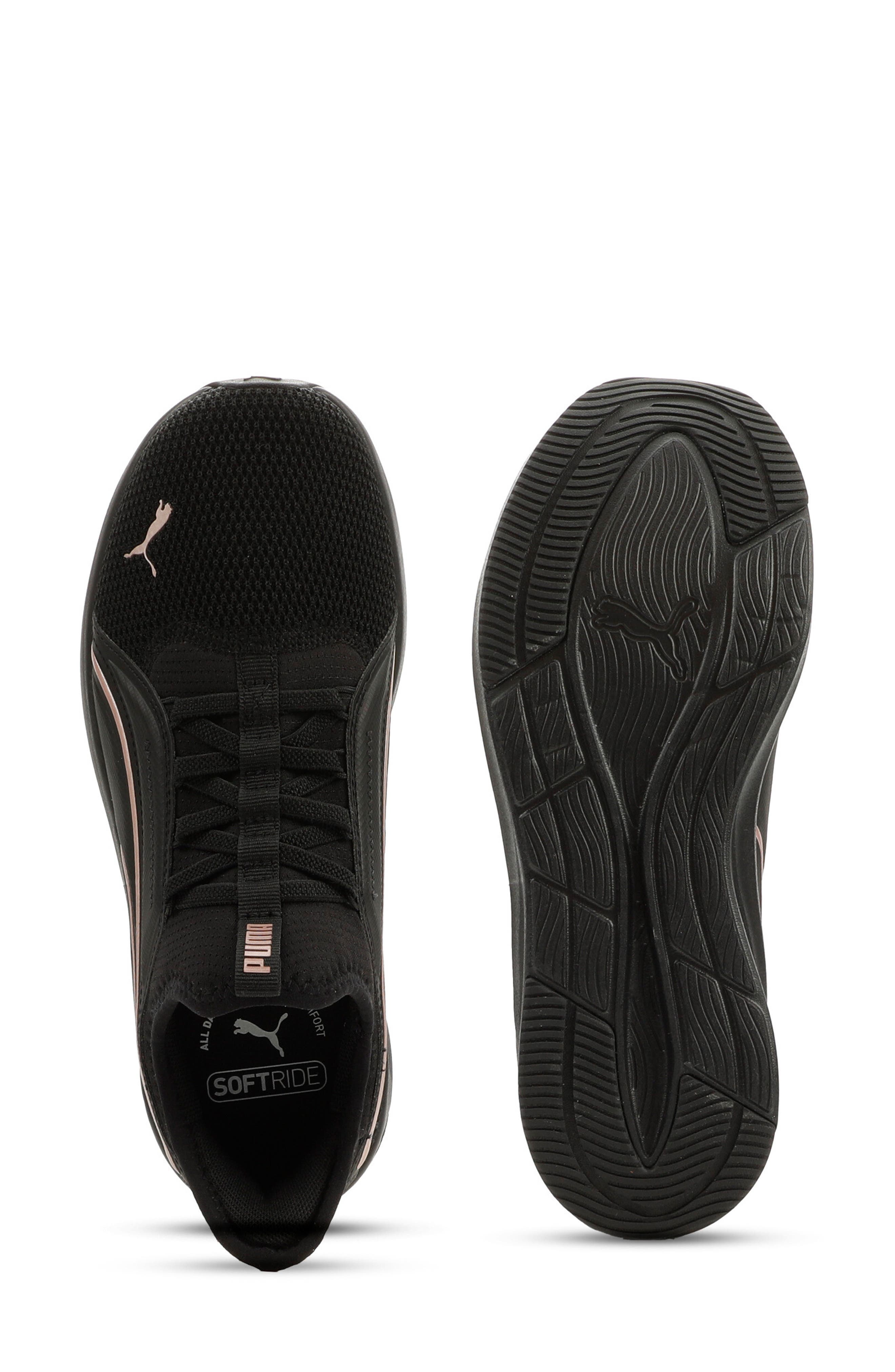 PUMA Softride Harli Cross Training Sneaker, Alternate, color, Puma Black/ Rose Gold