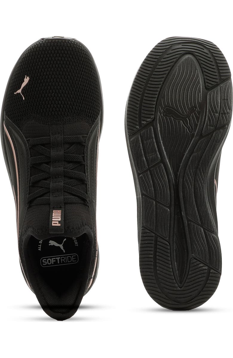 PUMA Softride Harli Cross Training Sneaker, Alternate, color, Puma Black/ Rose Gold