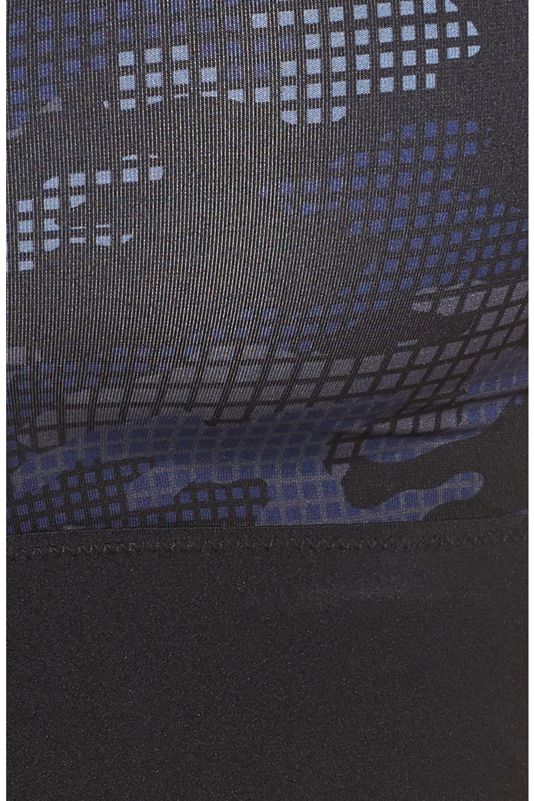 Workout to Waves Mesh Panel Sports Bra, Alternate, color, GEO CAMO