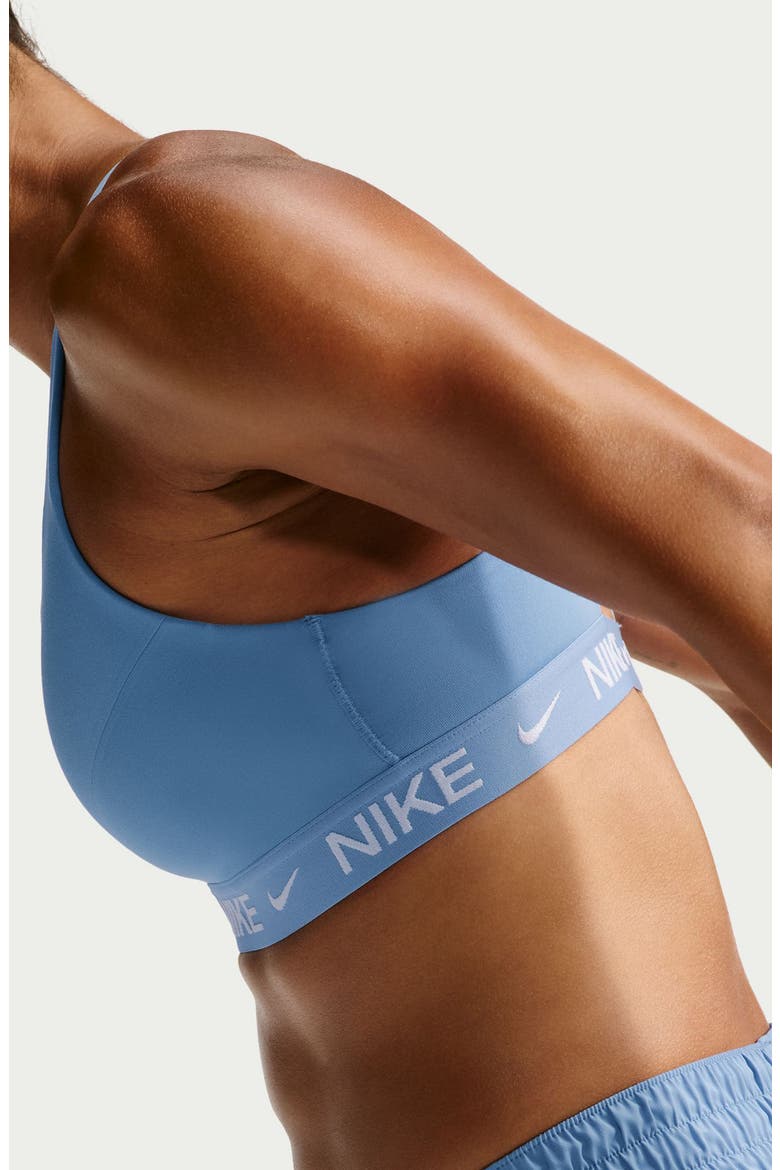 Indy Dri-FIT Zip Front Sports Bra, Alternate, color, 486 WORKBL/WHITE