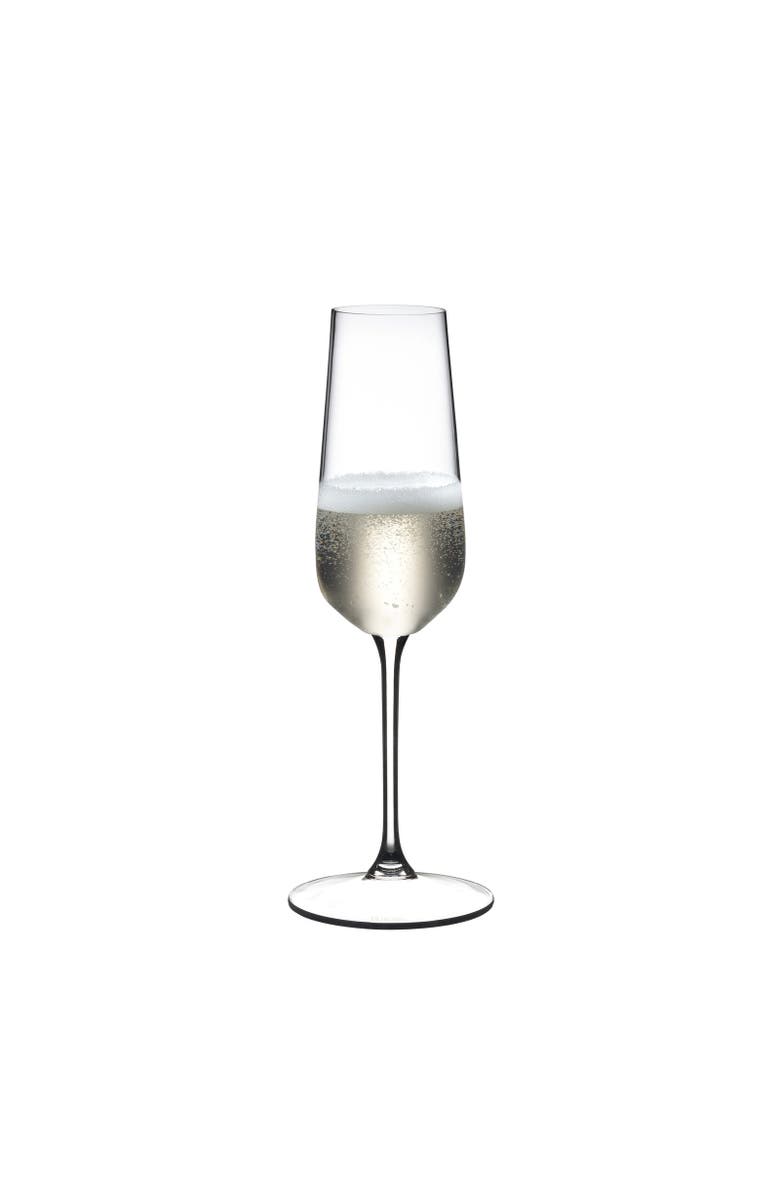 Riedel Grape@ Champagne Flute Wine Glass, Set of 2, 8 ounce, Alternate, color, Clear