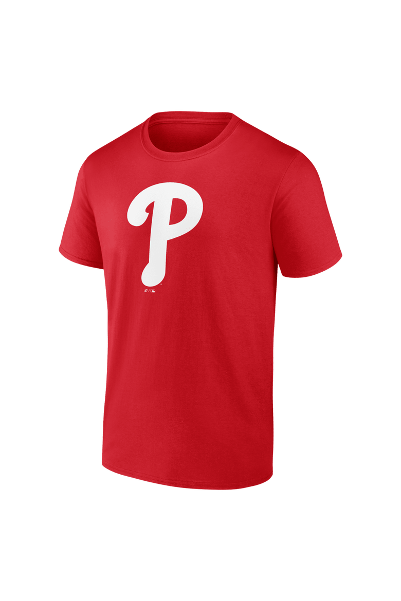 Men's Logo Athletic Red Philadelphia Phillies Official Logo T-Shirt, Alternate, color, Red