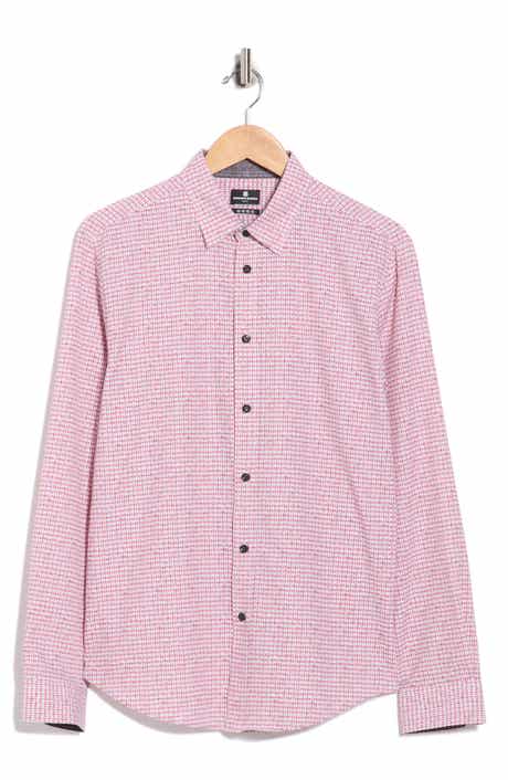 Brooklyn Brigade Geometric Watercolor Button-Up Shirt