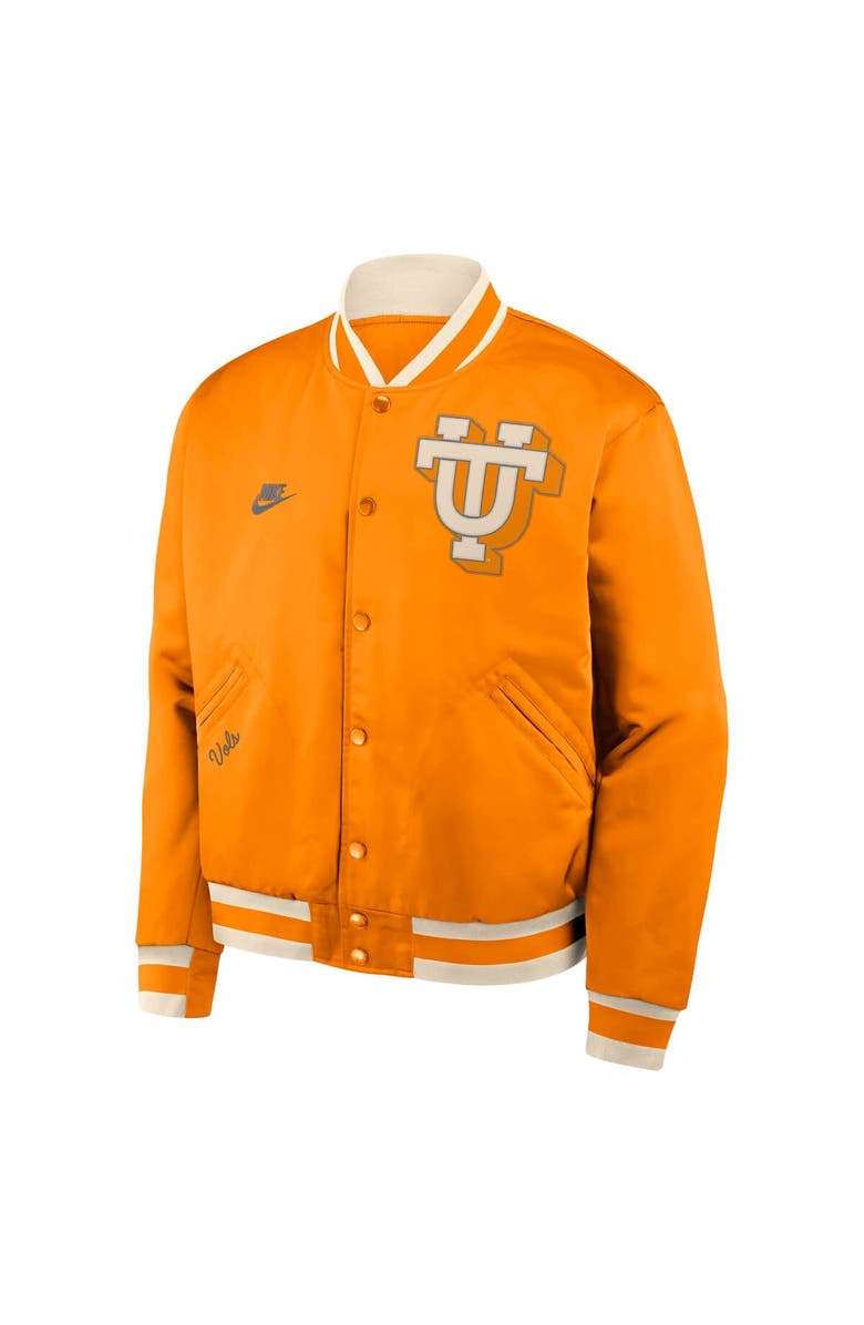 Nike Men's Nike Tennessee Orange Tennessee Volunteers Legacy Full-Snap Bomber Jacket, Alternate, color, Tennessee Orange