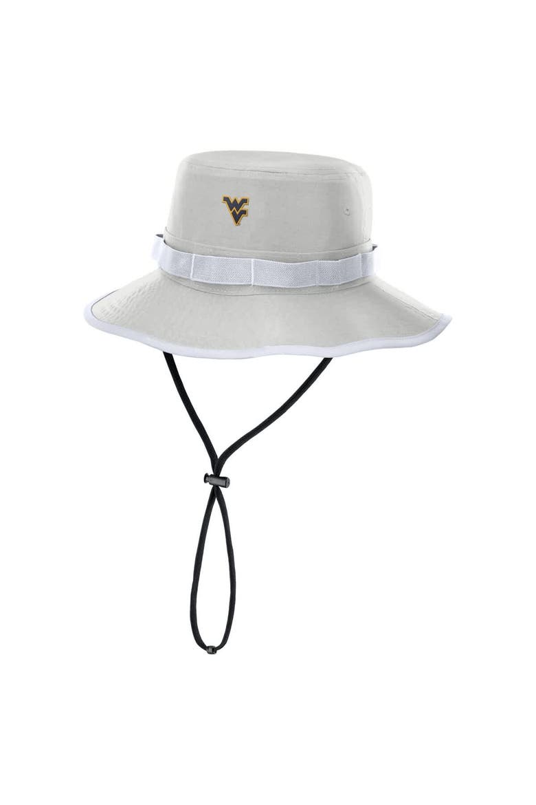 Men's Nike Gray West Virginia Mountaineers 2025 Sideline Apex Boonie Bucket Hat, Alternate, color, Gray