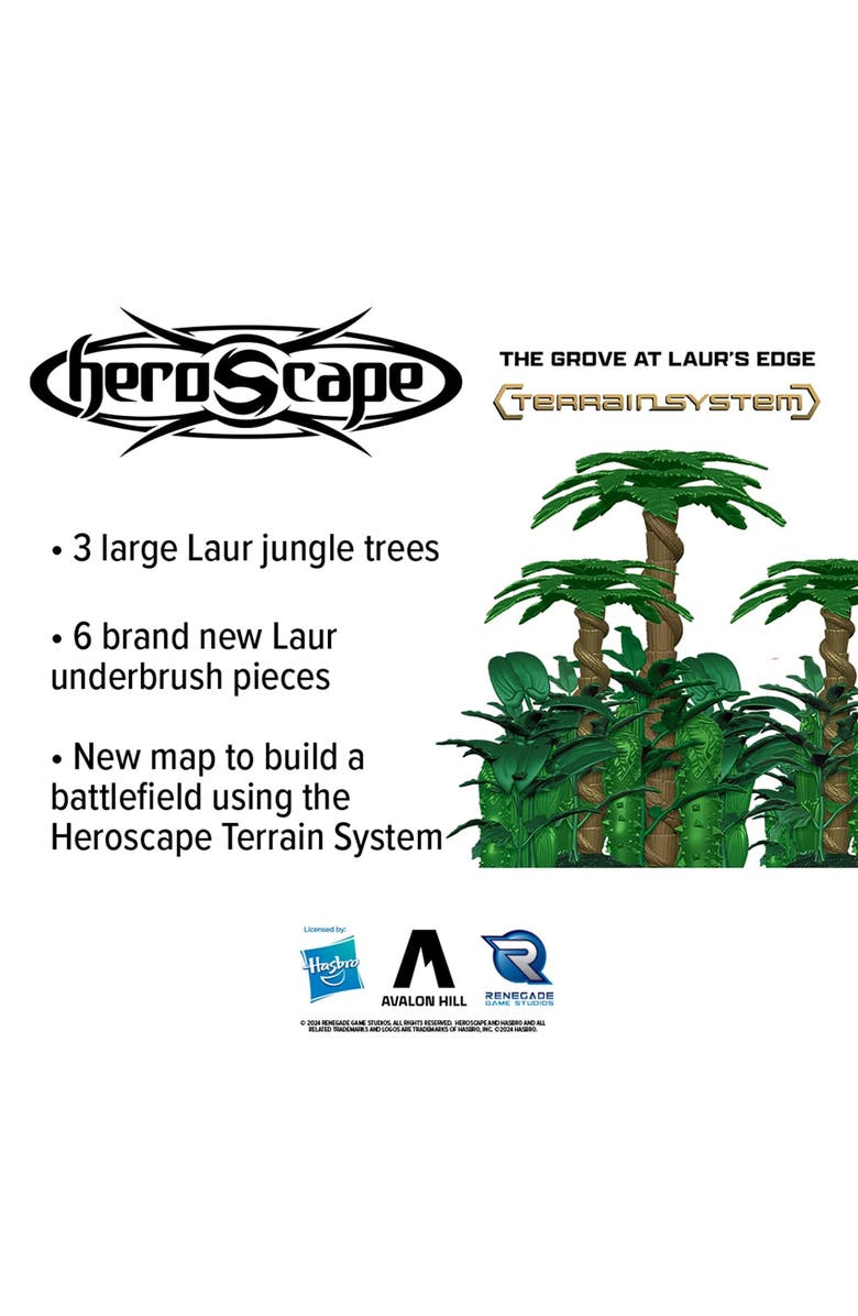 Renegade Game Studios Heroscape The Grove At Laur
s Edge Terrain Expansion, Alternate, color, Multicolored