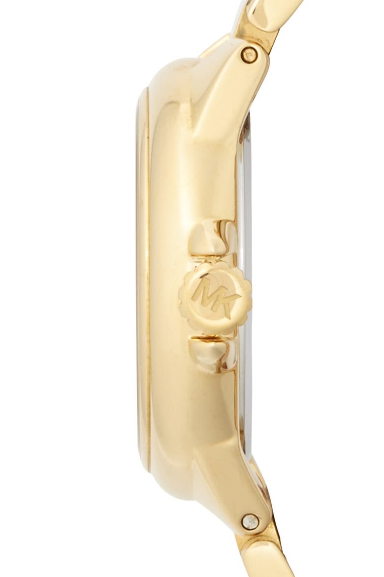 Michael Kors 'Petite Lexington' Bracelet Watch, 26mm, Alternate, color, GOLD