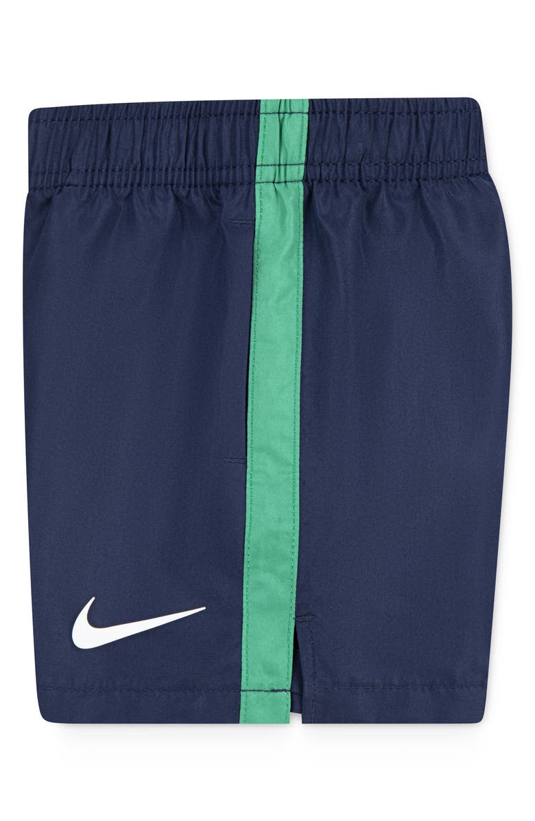 Nike Paint Logo Graphic T-Shirt & Dri-FIT Shorts Set, Alternate, color, Midnight Navy