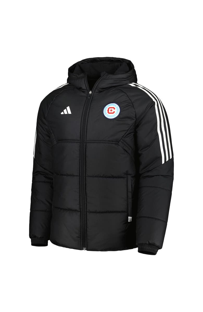 adidas Men's adidas Black Chicago Fire Winter Raglan Full-Zip Hoodie Jacket, Alternate, color, 