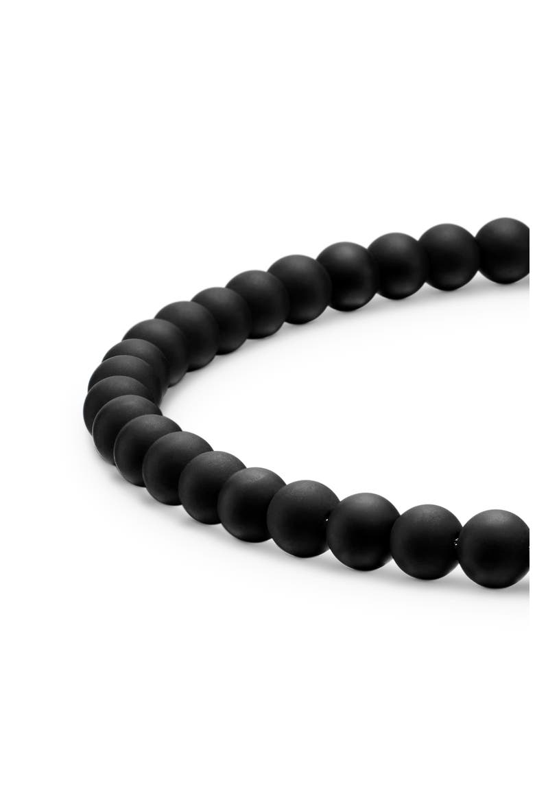 Men's Spiritual Beads Bracelet, Alternate, color, BLACK ONYX