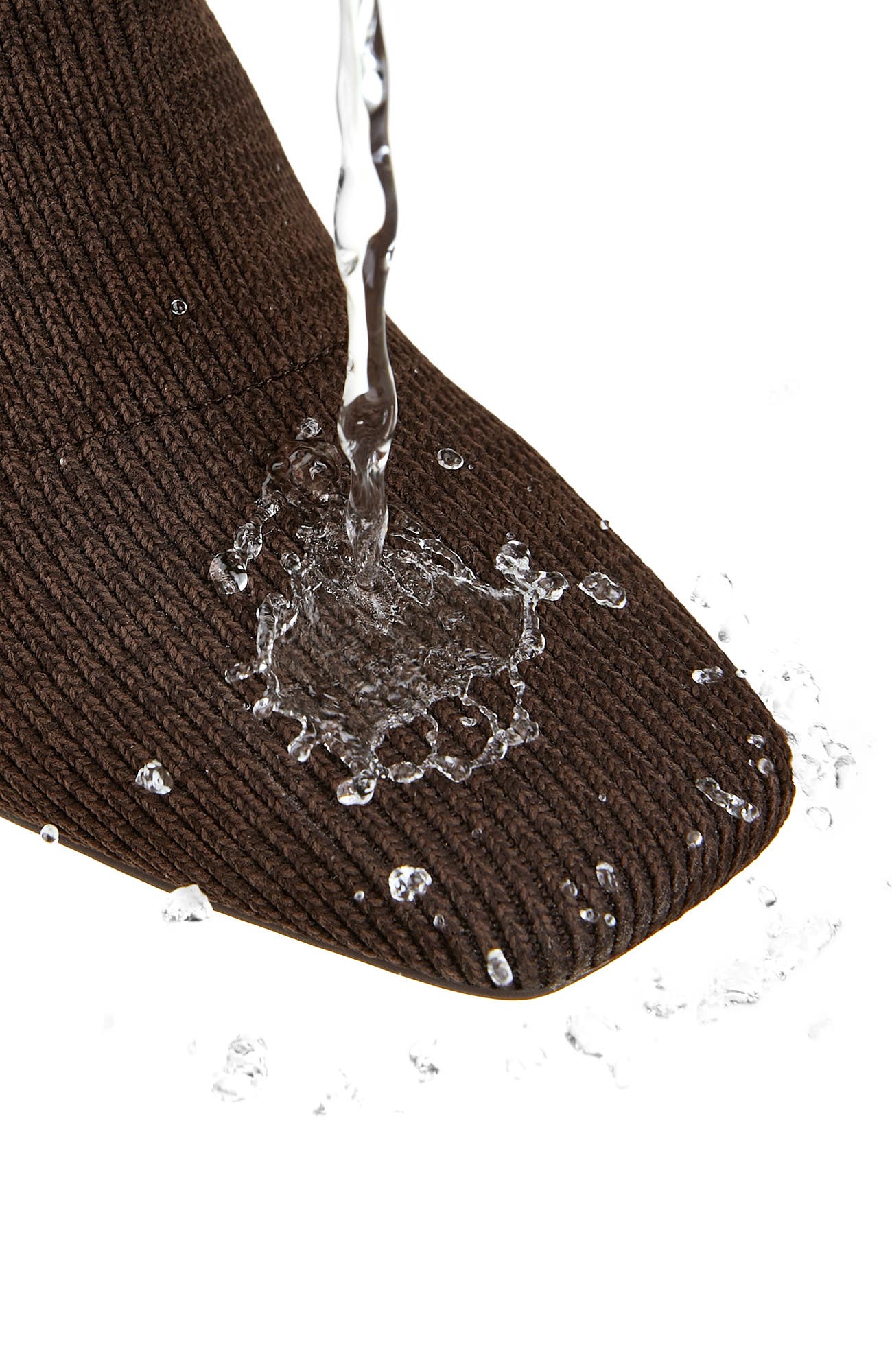 VIVAIA Margot Wedge Bootie Square-Toe Water-Repellent Boots, Alternate, color, Dark Chocolate