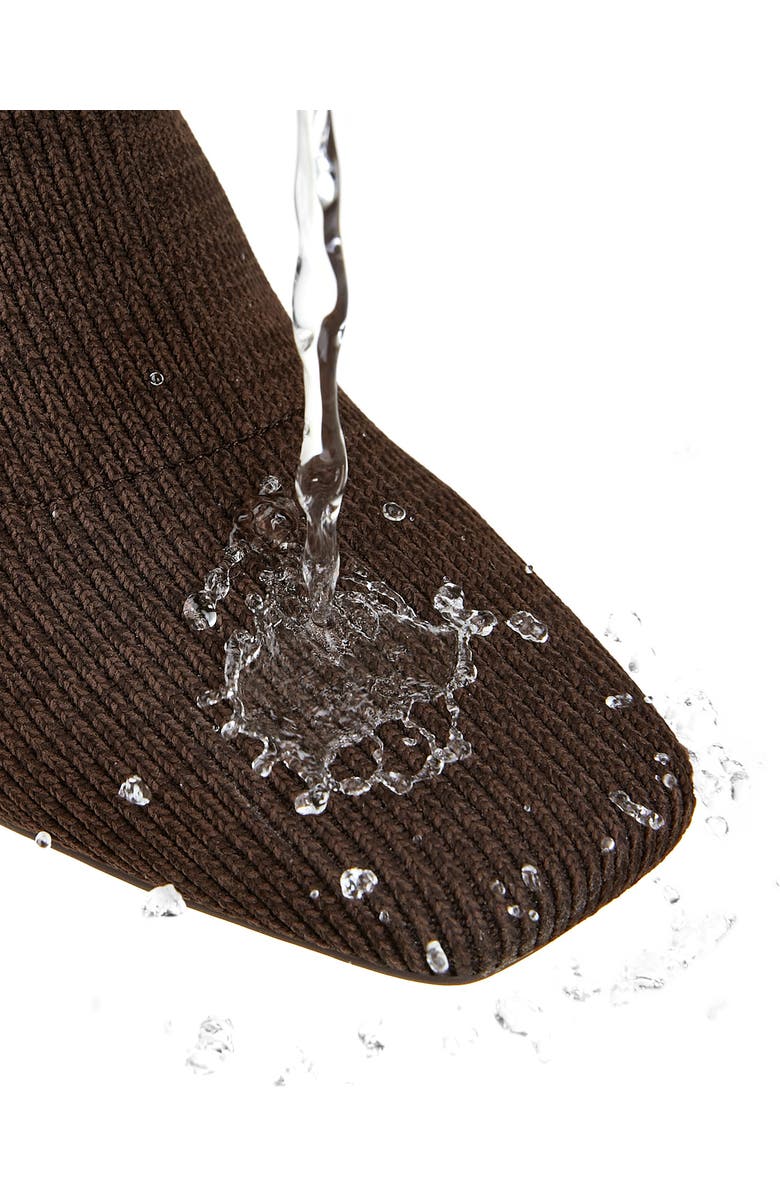 VIVAIA Margot Wedge Bootie Square-Toe Water-Repellent Boots, Alternate, color, Dark Chocolate