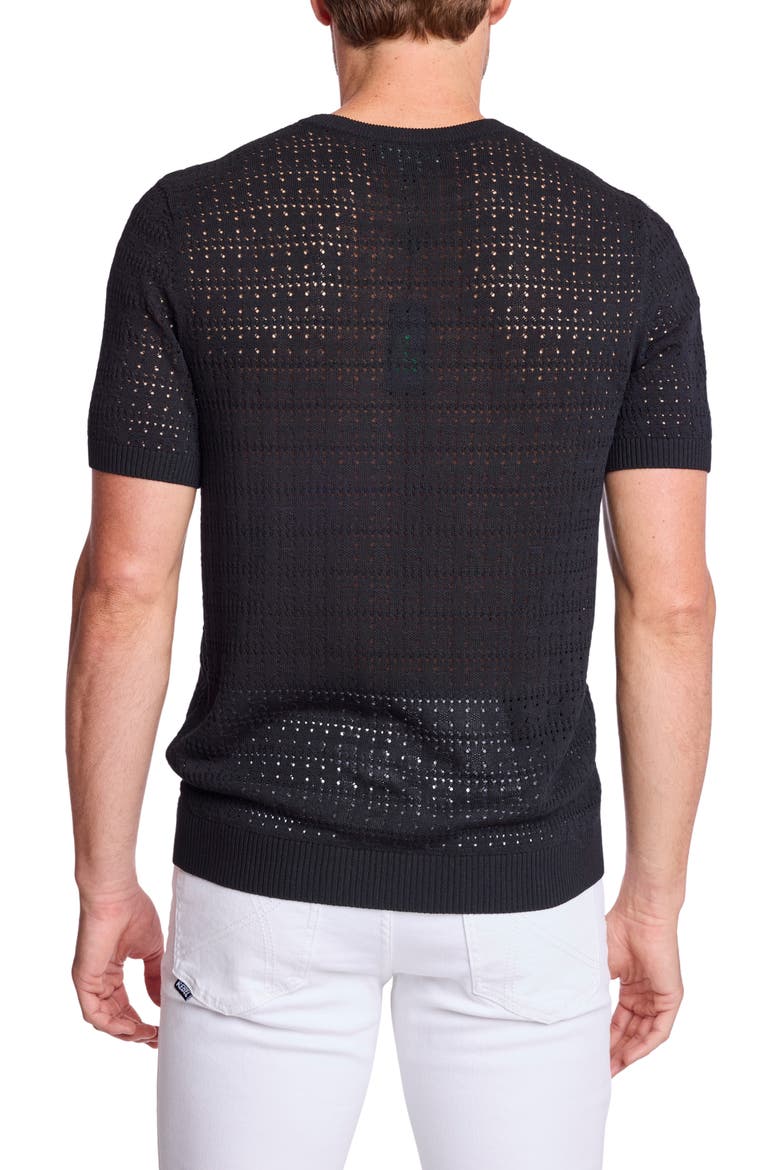 Short Sleeve Knit T-Shirt, Alternate, color, BLACK SOY