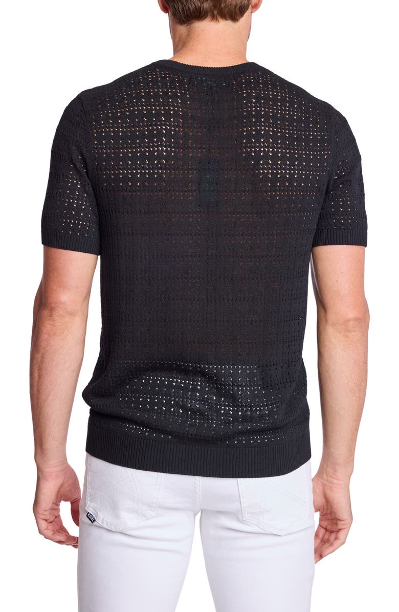 PAISLEY & GRAY Short Sleeve Knit T-Shirt, Alternate, color, Black Soy