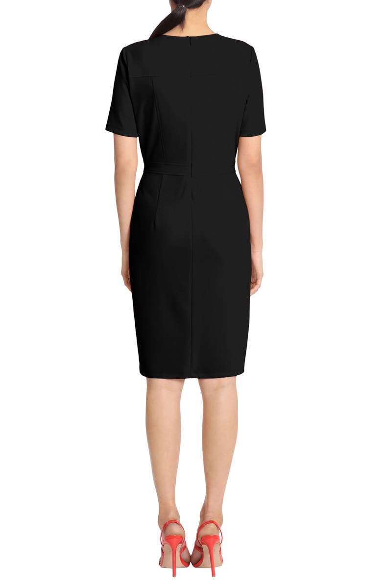 Maggy London Faux Wrap Sheath Dress, Alternate, color, 