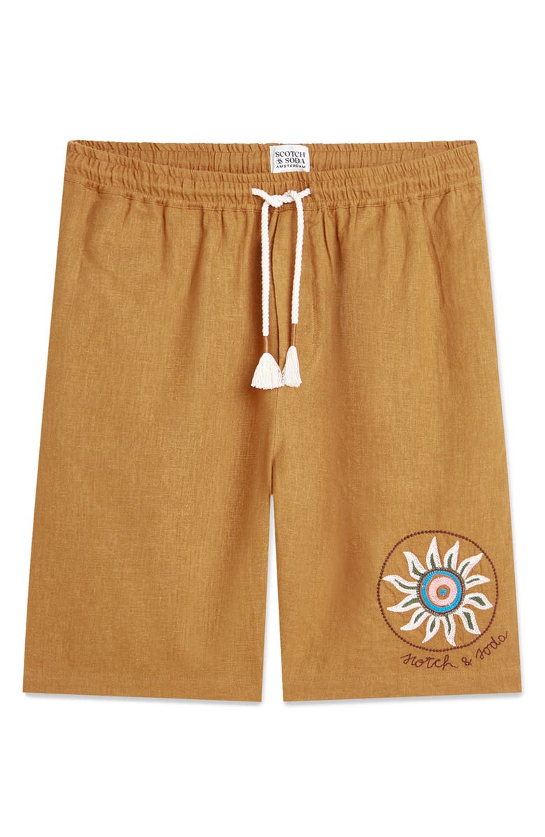 Scotch & Soda Wide Fit Bermuda Shorts, Alternate, color, Cathay Spice