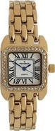Peugeot Panther Small Crystal Square Tank Bracelet Watch- 24MM
