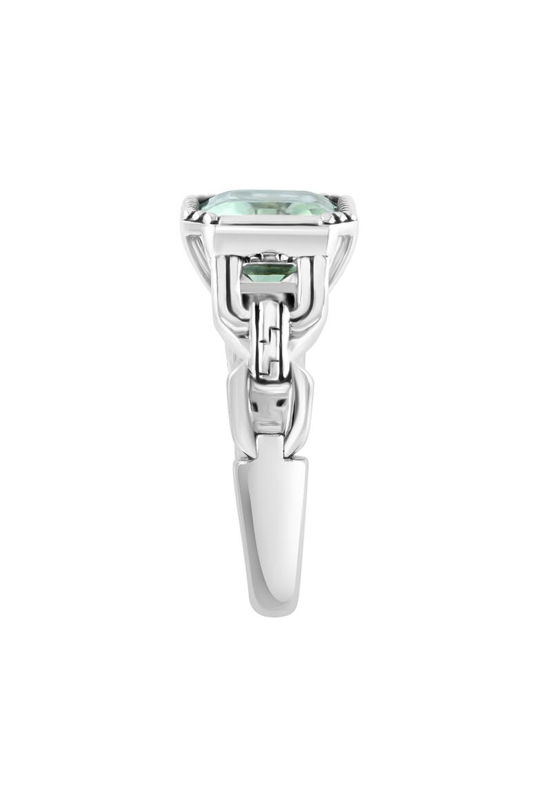 Sterling Silver Prasiolite Ring, Alternate, color, GREEN