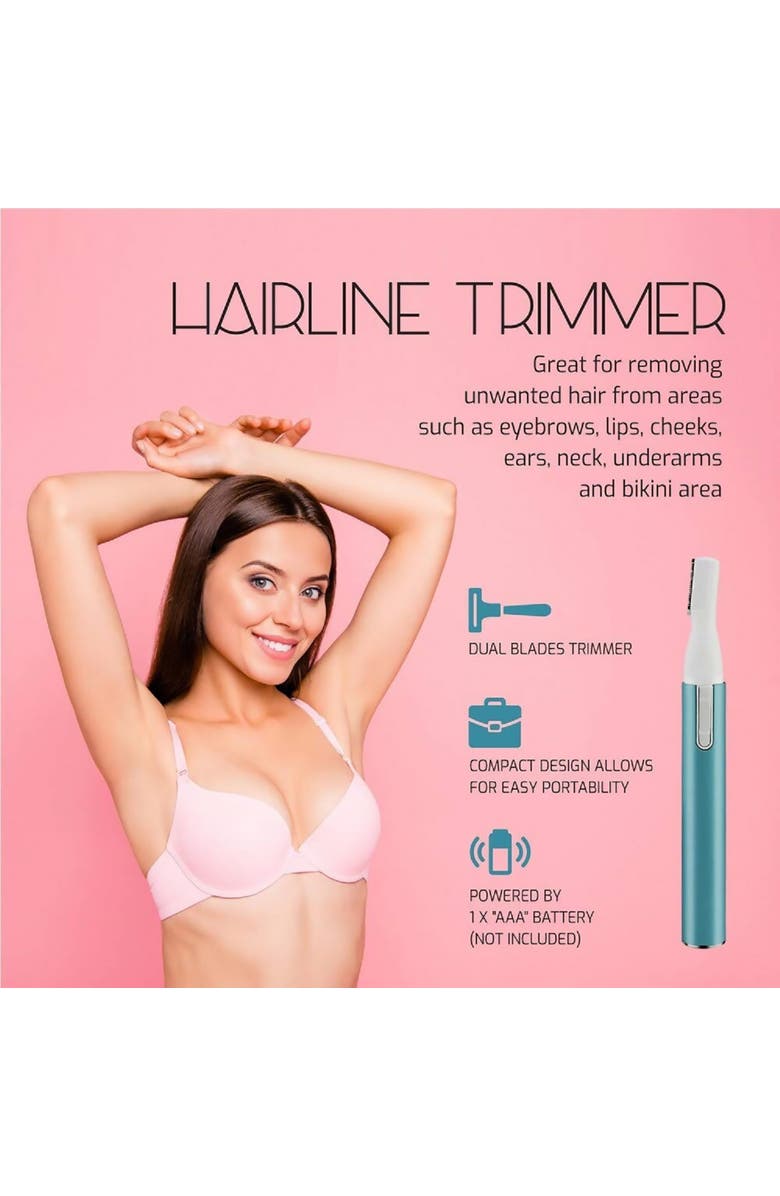 PURSONIC Multi-Purpose Hair Trimmer, Alternate, color, Turquoise