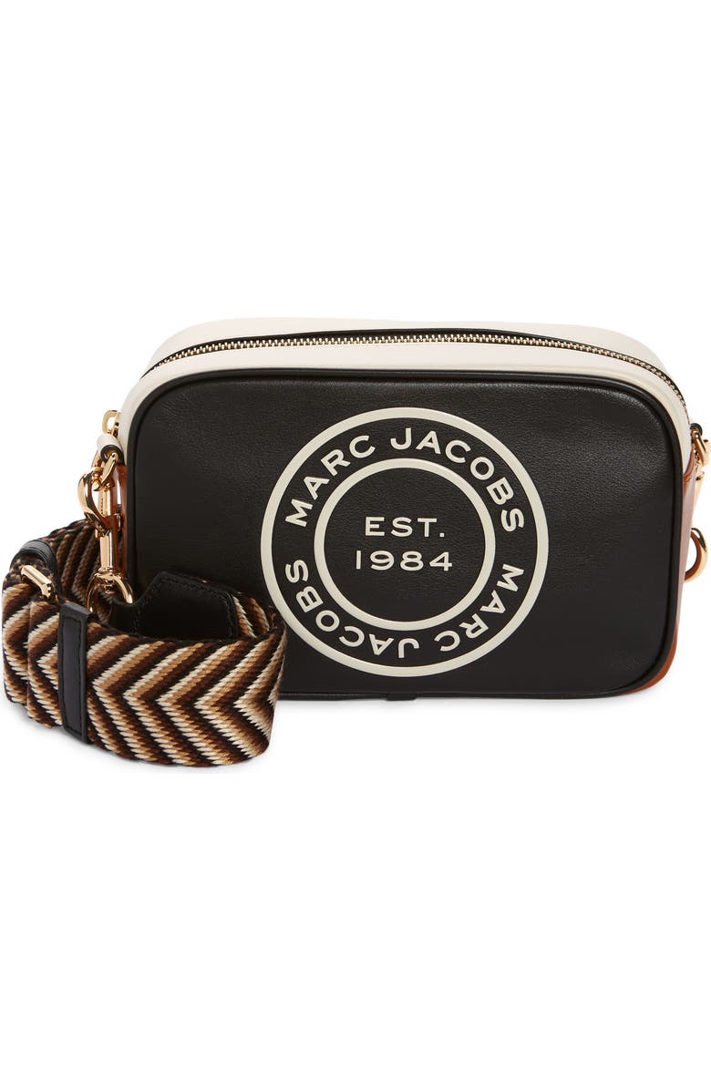 Marc Jacobs Flash Leather Camera Crossbody Bag, Main, color,