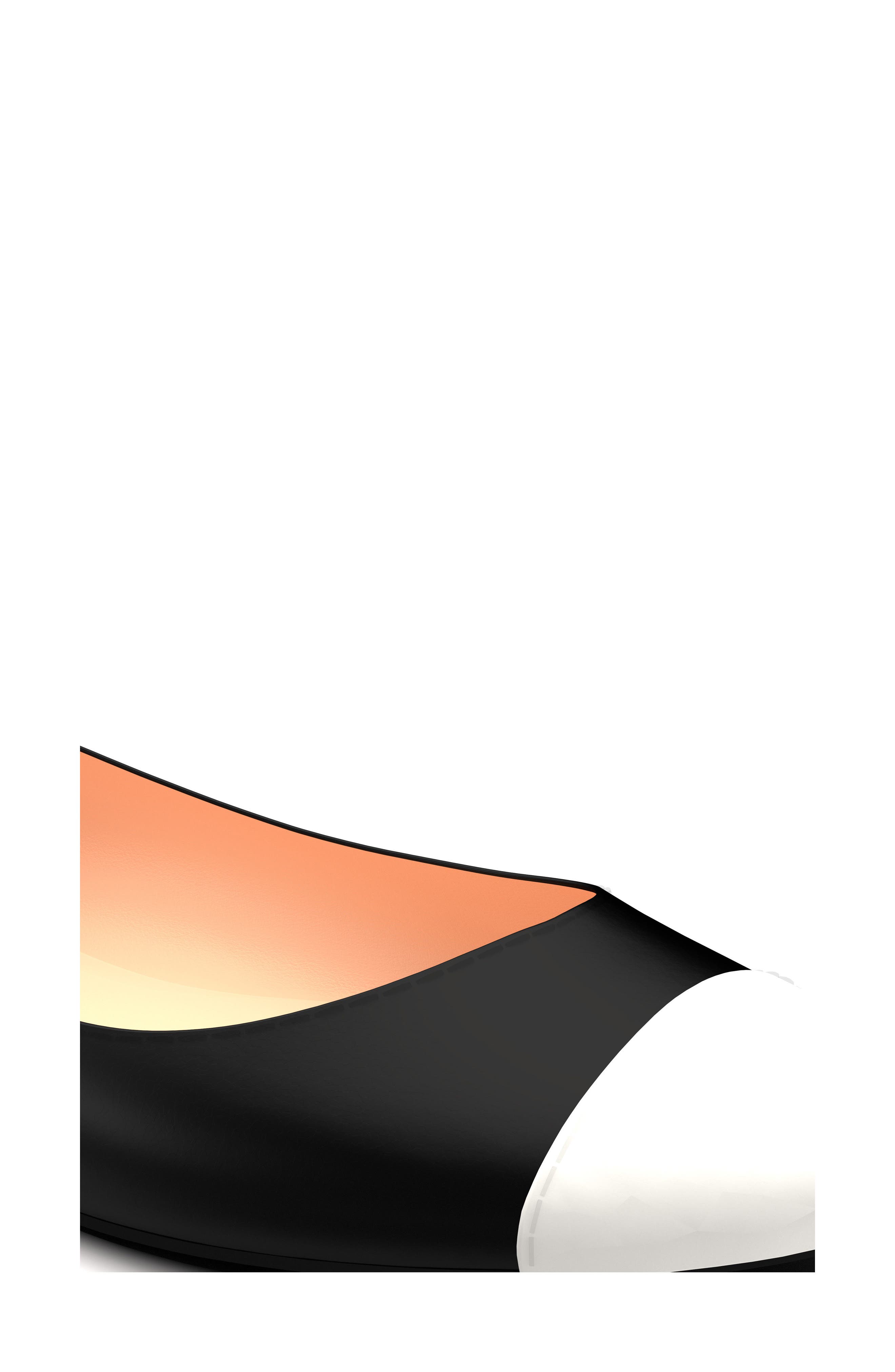 Shoes of Prey Cap Toe Ballet Flat, Alternate, color, 