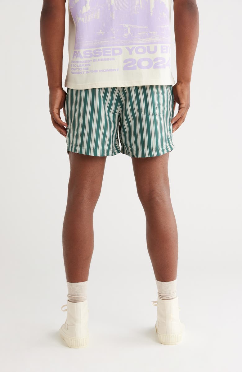 PacSun Maldives Stripe Swim Trunks, Alternate, color,