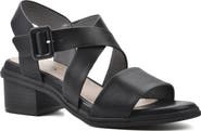 CLIFFS BY WHITE MOUNTAIN Cordovan Heeled Sandal