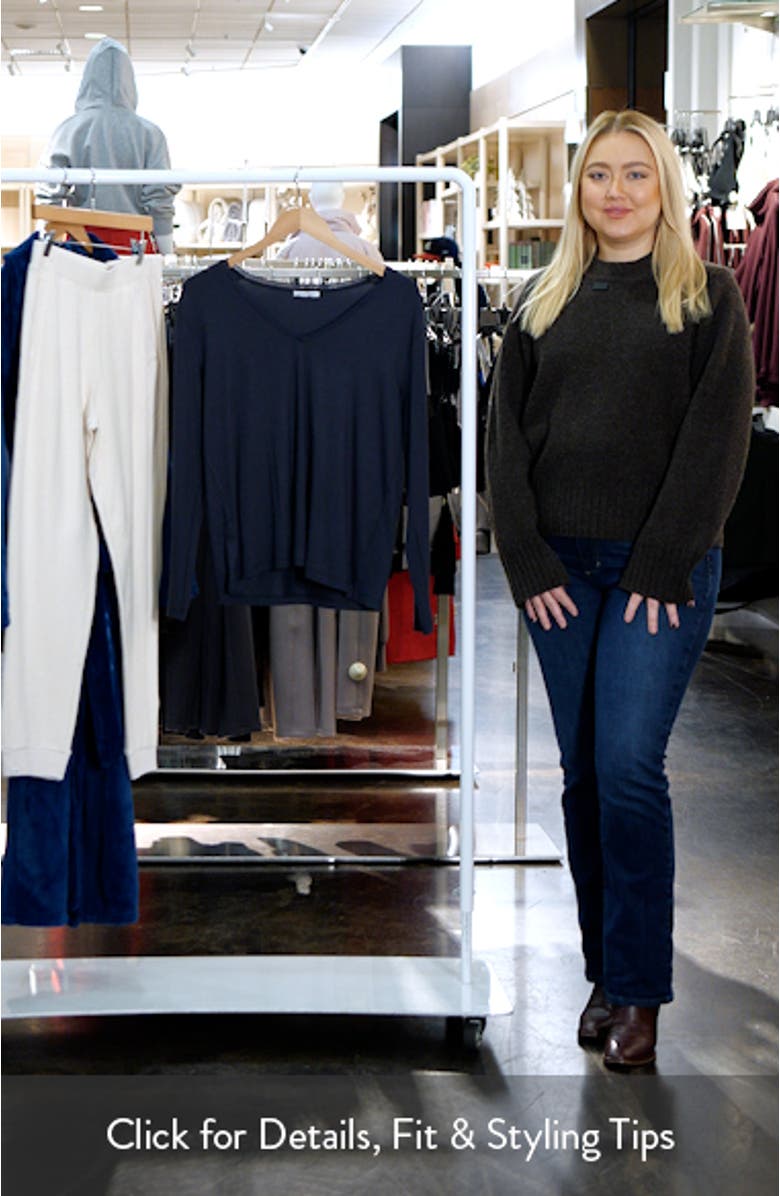 Aurore V-Neck Pajama Top, sales video thumbnail