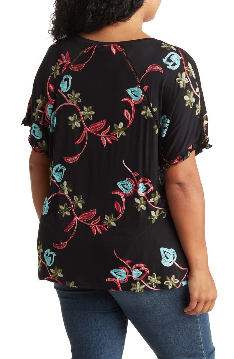 Forgotten Grace Embroidered T-Shirt, Alternate, color, 